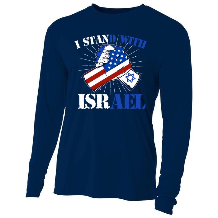 I Stand With Israel Cooling Performance Long Sleeve Crew