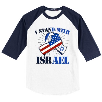 I Stand With Israel Baseball Sleeve Shirt