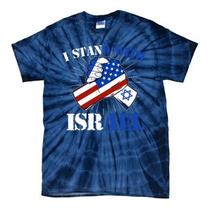 I Stand With Israel Tie-Dye T-Shirt