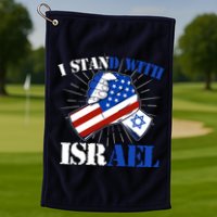 I Stand With Israel Golf Towel
