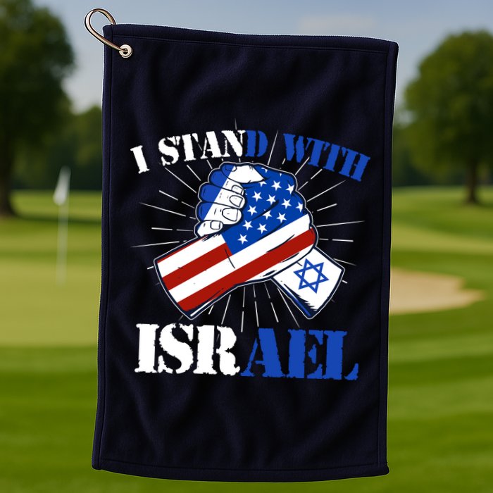 I Stand With Israel Golf Towel
