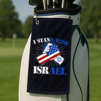 I Stand With Israel Golf Towel