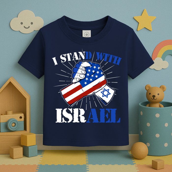 I Stand With Israel Toddler T-Shirt