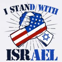 I Stand With Israel Garment-Dyed Sweatshirt