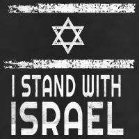 I Stand With Israel 7 Panel Mesh Trucker Snapback Hat