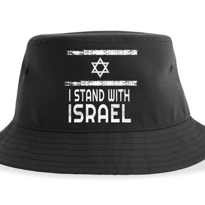 I Stand With Israel Sustainable Bucket Hat