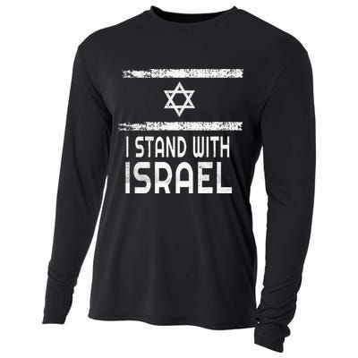 I Stand With Israel Cooling Performance Long Sleeve Crew