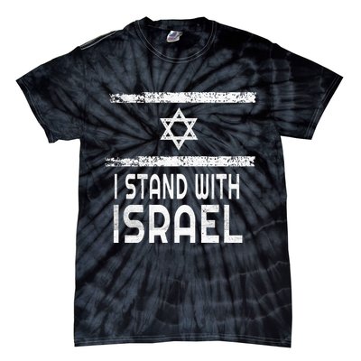 I Stand With Israel Tie-Dye T-Shirt