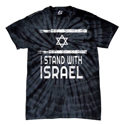 I Stand With Israel Tie-Dye T-Shirt