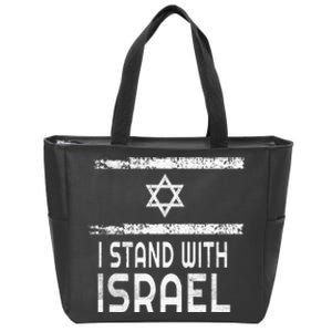 I Stand With Israel Zip Tote Bag