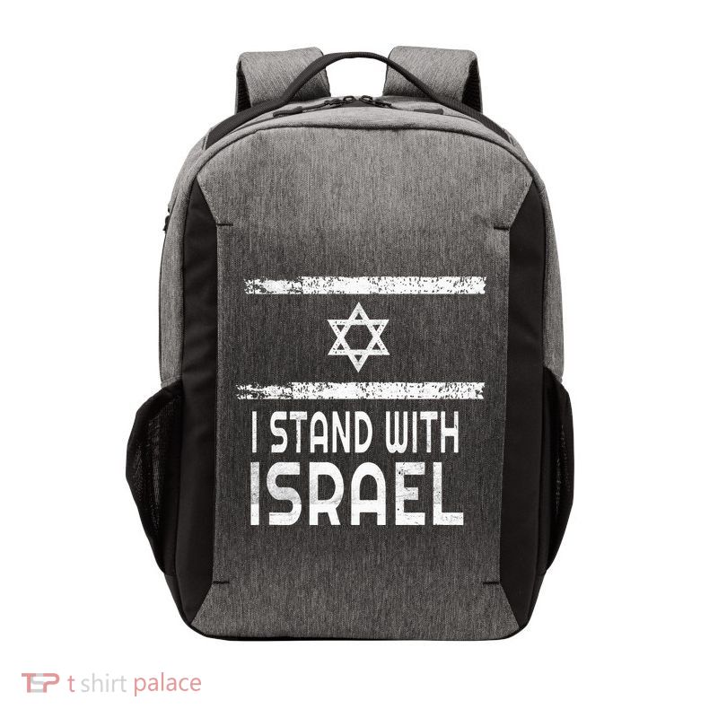 I Stand With Israel Vector Backpack