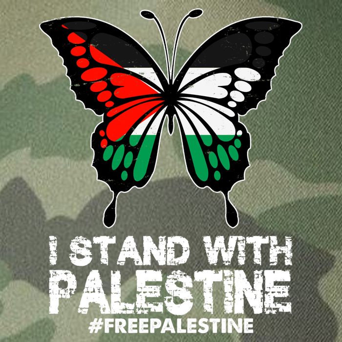 I Stand With Palestine Free Palestine Butterfly Legacy Tie Dye Trucker Hat