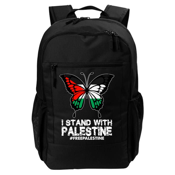 I Stand With Palestine Free Palestine Butterfly Backpack