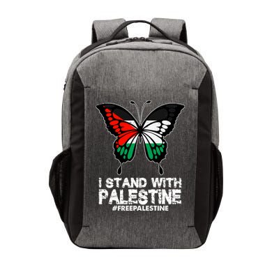 I Stand With Palestine Free Palestine Butterfly Vector Backpack