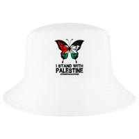 I Stand With Palestine Free Palestine Butterfly Cool Comfort Performance Bucket Hat