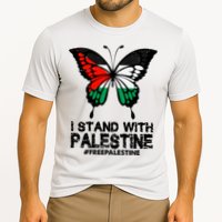 I Stand With Palestine Free Palestine Butterfly Performance Shirt