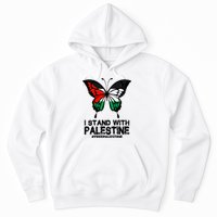 I Stand With Palestine Free Palestine Butterfly Hoodie