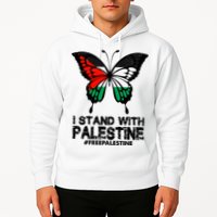 I Stand With Palestine Free Palestine Butterfly Hoodie