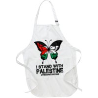 I Stand With Palestine Free Palestine Butterfly Apron