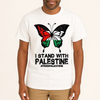 I Stand With Palestine Free Palestine Butterfly Tall T-Shirt