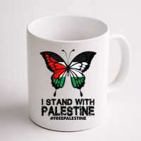 I Stand With Palestine Free Palestine Butterfly Mug