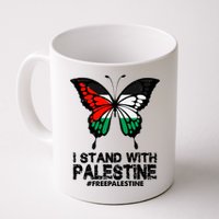 I Stand With Palestine Free Palestine Butterfly Mug