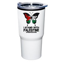 I Stand With Palestine Free Palestine Butterfly Tumbler
