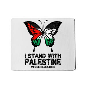 I Stand With Palestine Free Palestine Butterfly Mousepad