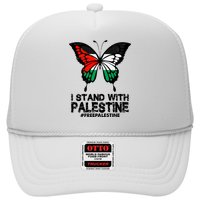 I Stand With Palestine Free Palestine Butterfly Hat