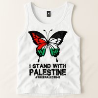 I Stand With Palestine Free Palestine Butterfly Tank Top