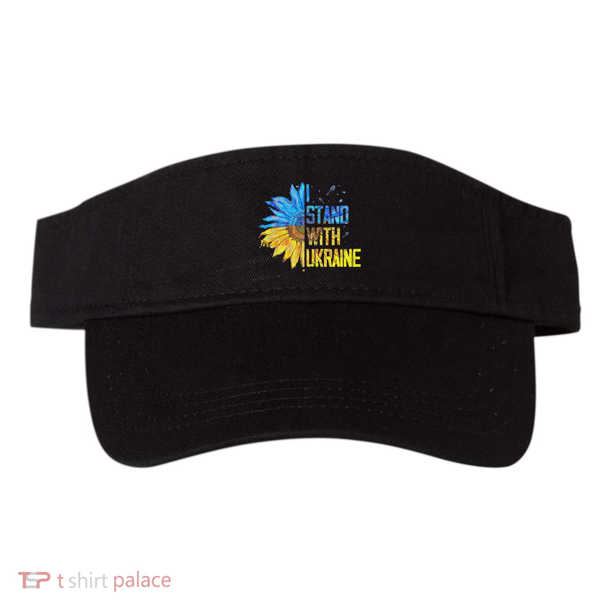 I Stand With Ukraine 2025 Ukrainian Flag Free Ukraine Visor