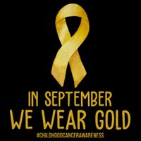 In September We Wear Gold Childhood Cancer Womens Tank Top