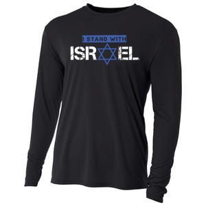 I Stand With Israel Pray For Israel Cooling Performance Long Sleeve Crew