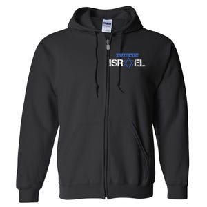 I Stand With Israel Pray For Israel Full Zip Hoodie