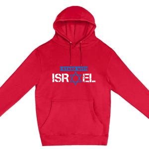 I Stand With Israel Pray For Israel Premium Pullover Hoodie