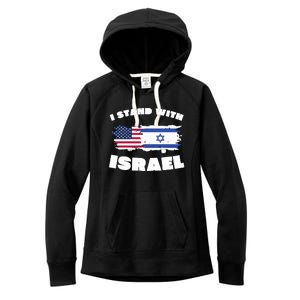 I Stand With Israel Pray For Israel Women's Fleece Hoodie