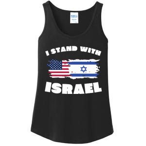 I Stand With Israel Pray For Israel Ladies Essential Tank