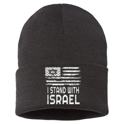 I Stand With Israel Sustainable Knit Beanie