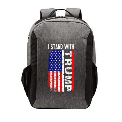 i stand with president trump pro trump supporter anti biden Vector Backpack