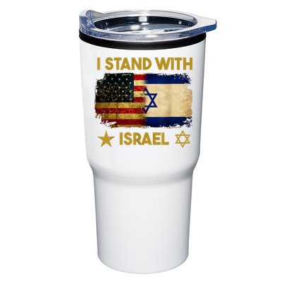 I Stand With Israel America Flag Tumbler