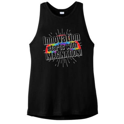 Innovation Starts With Imagination! Ladies PosiCharge Tri-Blend Wicking Tank