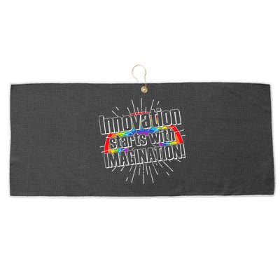 Innovation Starts With Imagination! Large Microfiber Waffle Golf Towel