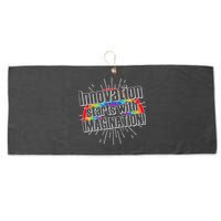 Innovation Starts With Imagination! Large Microfiber Waffle Golf Towel