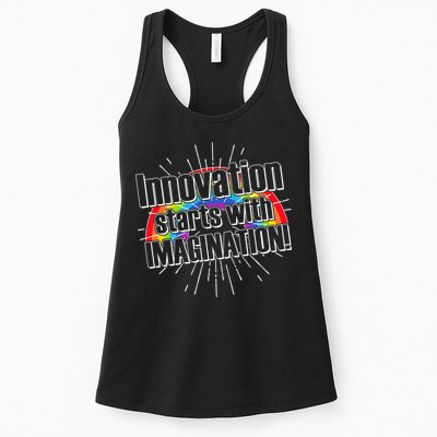 Innovation Starts With Imagination! Womens Tank Top