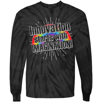 Innovation Starts With Imagination! Tie-Dye Long Sleeve Shirt
