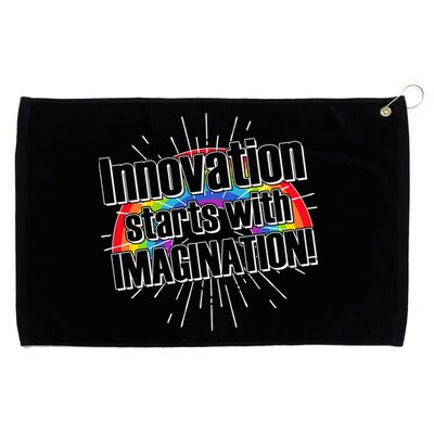 Innovation Starts With Imagination! Grommeted Golf Towel