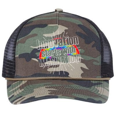 Innovation Starts With Imagination! Retro Rope Trucker Hat Cap