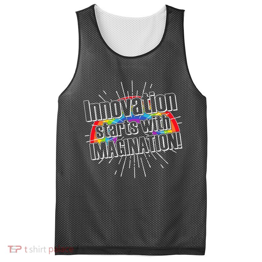 Innovation Starts With Imagination! Mesh Reversible Basketball Jersey Tank