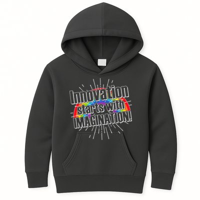 Innovation Starts With Imagination! Kids Hoodie