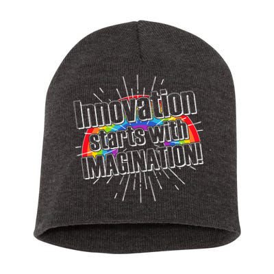 Innovation Starts With Imagination! Short Acrylic Beanie